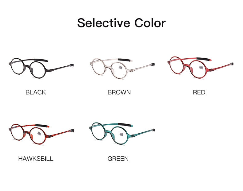 Retro Small Round Reading Glasses (Women)