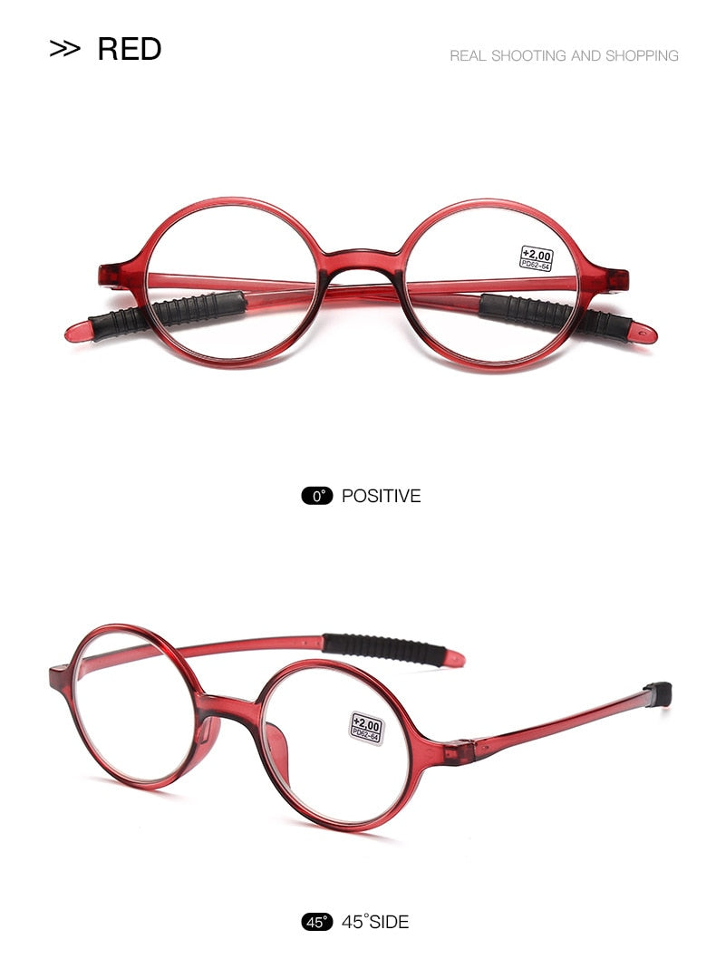 Retro Small Round Reading Glasses (Women)