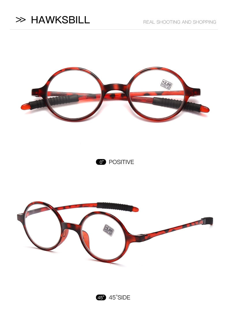 Retro Small Round Reading Glasses (Women)