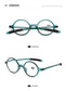 Retro Small Round Reading Glasses (Women)